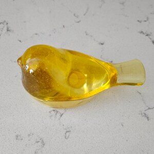 Yellow Resin Bird Box